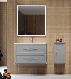 Шкафчик подвесной Cezares с одной распашной дверцей реверсивный 34x32x59 TIFFANY 55246